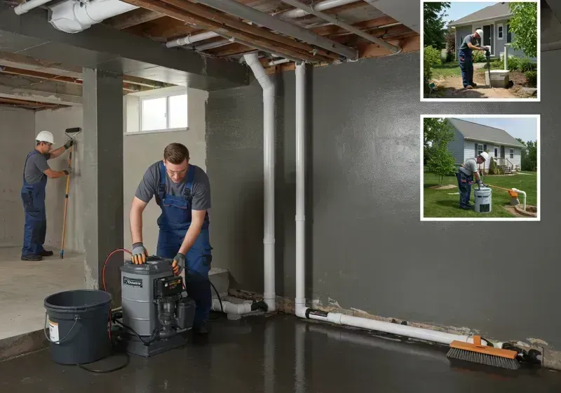 Basement Waterproofing and Flood Prevention process in Mount Holly, NC